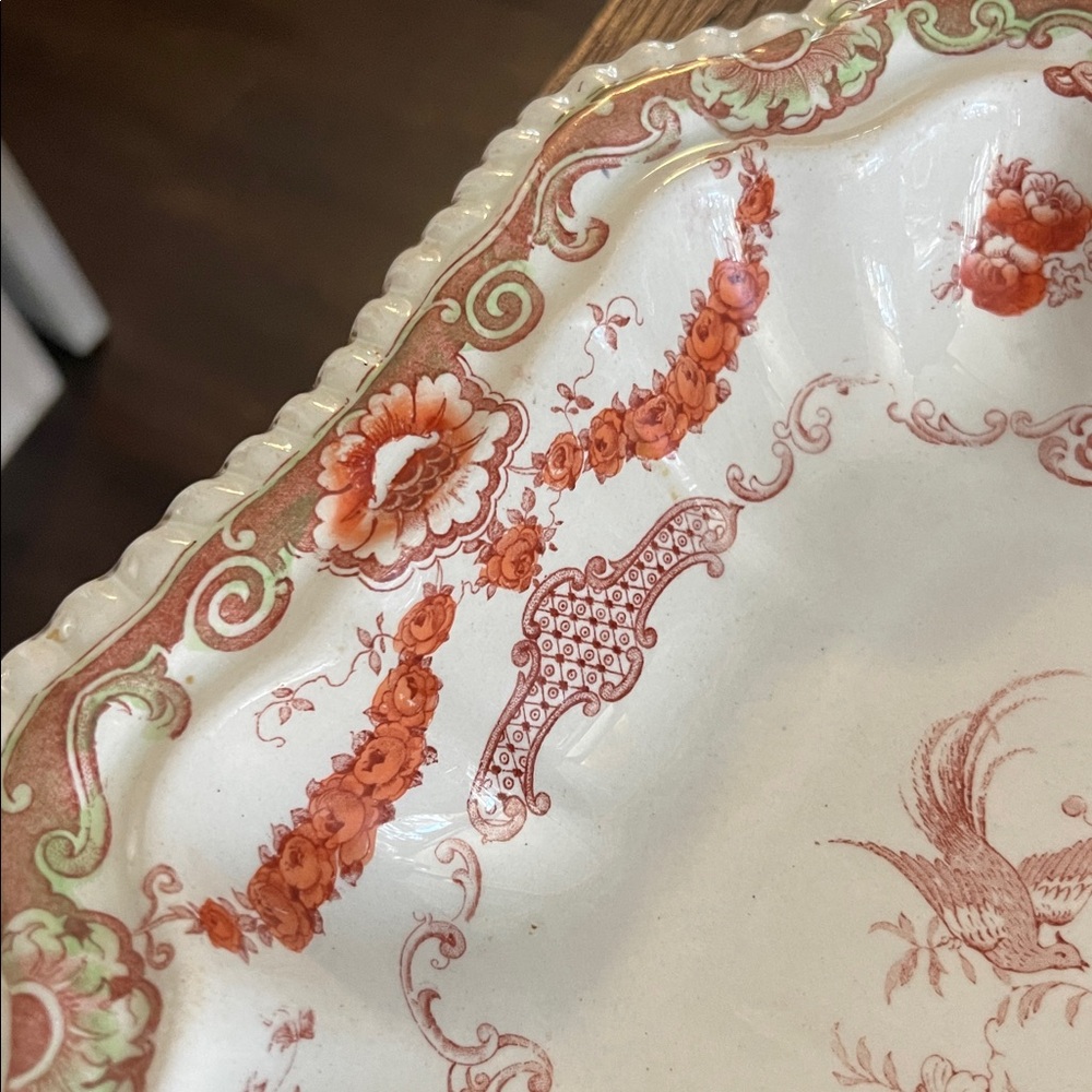 Antique Lancaster Transferware 10.5” dish - Picture 3 of 11